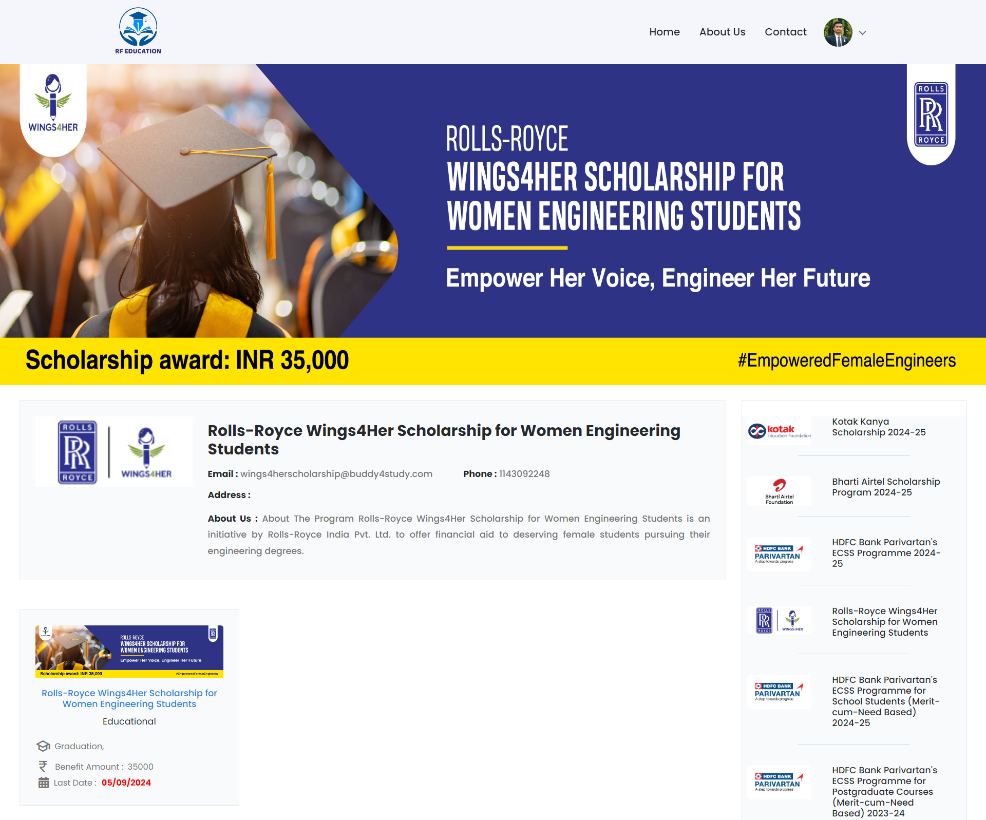 Scholarship Provider Wise